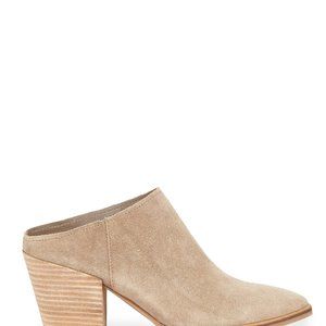 dolce vita Suede Booties/Mules - Tan Size 9.5B